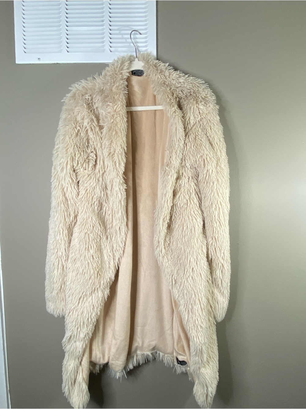 Plush Faux Fur Open Rock N Roll Jacket